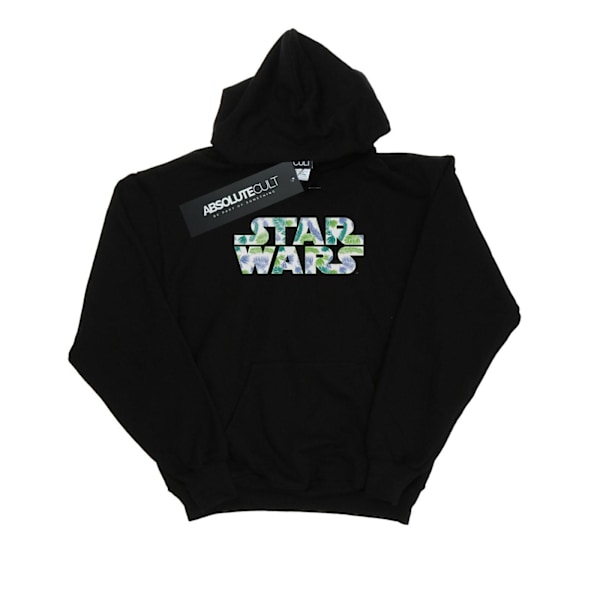 Star Wars Boys Palm Logo Hoodie 12-13 år Svart Black 12-13 Years