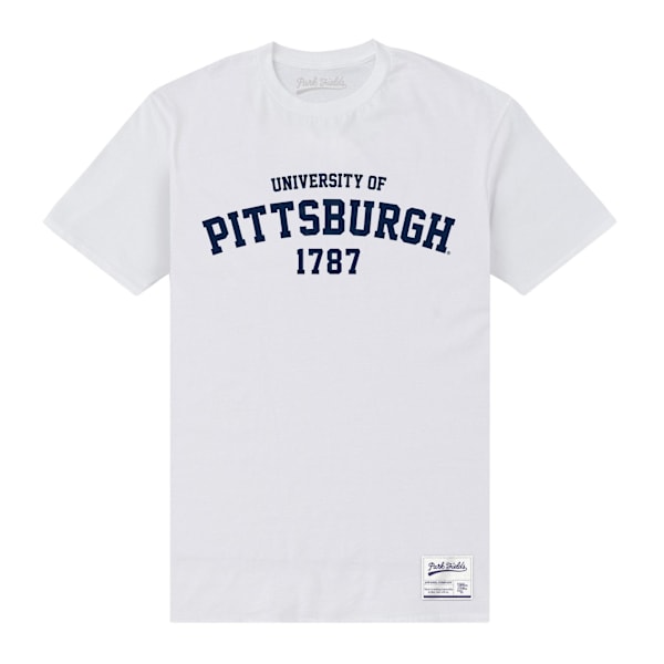 University Of Pittsburgh Unisex Adult 1787 Crew Neck T-Shirt L White L