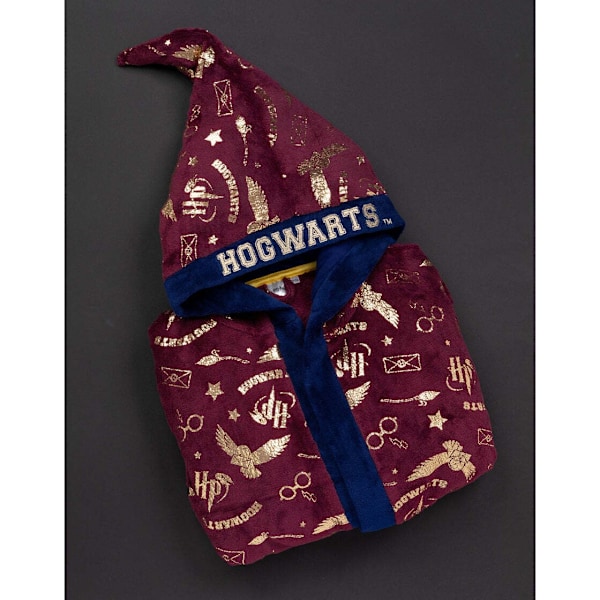 Harry Potter Barnrock/Barnklänning för Barn 7-8 År Marinblå/Rödbrun Navy/Maroon/Gold 7-8 Years