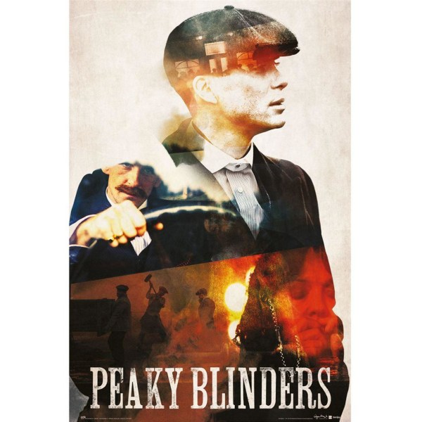 Peaky Blinders Shelby Family Maxi Poster 91,5 cm x 61 cm Svart/Re Black/Red/White 91.5cm x 61cm