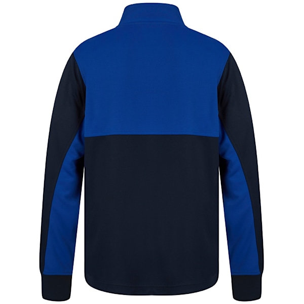Finden & Hales Herr Quarter Zip Track Top 3XL Marinblå/Kunglig Blå Navy/Royal Blue 3XL