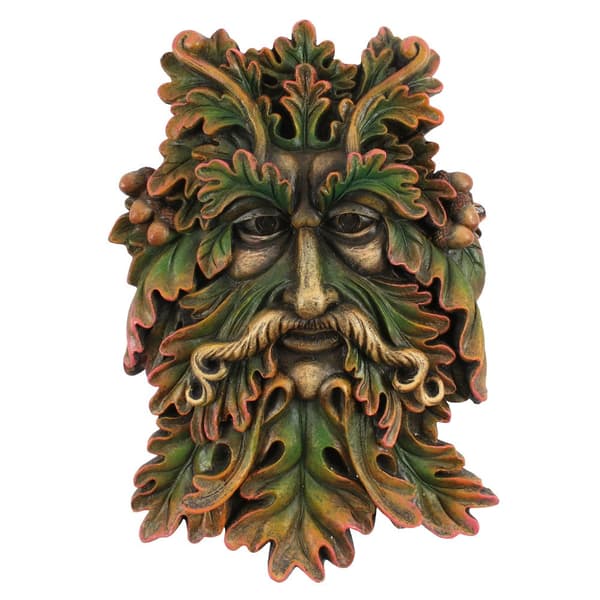 Something Different The Green Man Face Plaque One Size Green Green One Size
