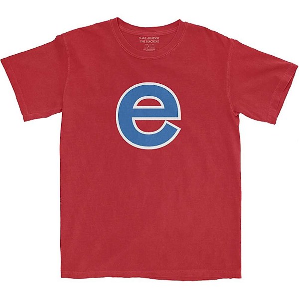 Rage Against the Machine Unisex Vuxen Stor E Ryggtryck Bomull T-shirt Red M