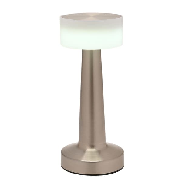 Hestia Silver USB LED Bordslampa med Touchfunktion En Storlek Silver Silver One Size