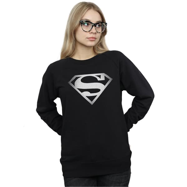 DC Comics Dam/Dam Superman Spot Logo Tröja M Svart Black M