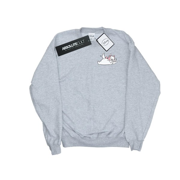 Disney Aristocats Marie Sweet Bakside Brösttryck Sweatshirt för Herrar Sports Grey XL