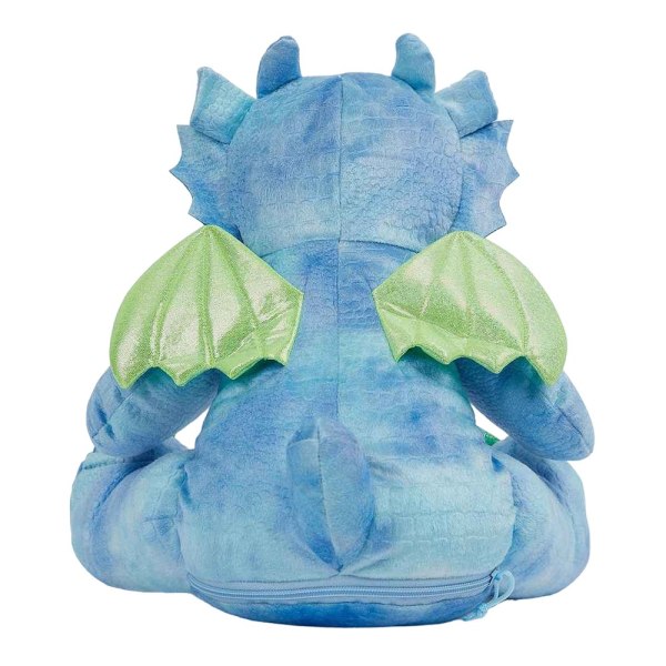 Mumbles Zippie Soft Dragon Plyschleksak One Size Blå Blue One Size
