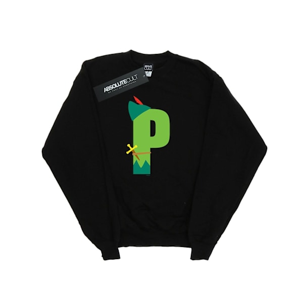 Disney Herr Alphabet P Is For Peter Pan Sweatshirt L Svart Black L