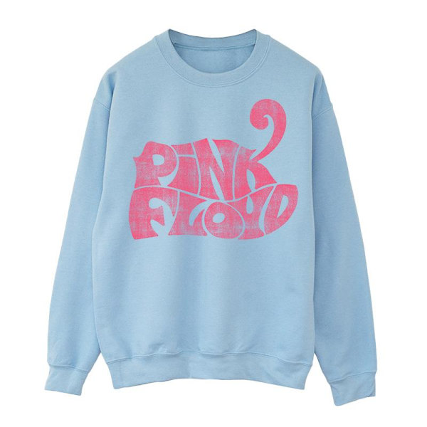Pink Floyd Dam/Dam Retro Logo Sweatshirt XL Baby Blue Baby Blue XL