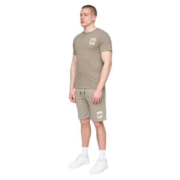 Henleys Mens Aitchen Logo T-Shirt XL Dusky Olive Dusky Olive XL