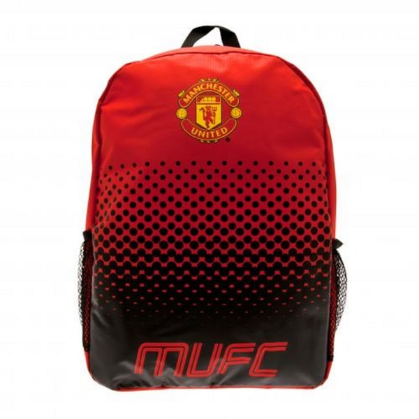 Manchester United FC Fade Design Ryggsäck One Size Röd Red One Size