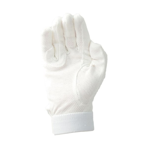 Hy5 Vuxna Bomull Pimple Palm Ridhandskar XS Vit White XS