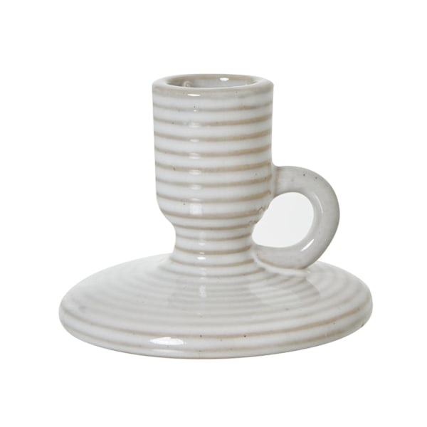 Hill Interiors Keramisk Avsmalnande Ljushållare One Size Vit White One Size
