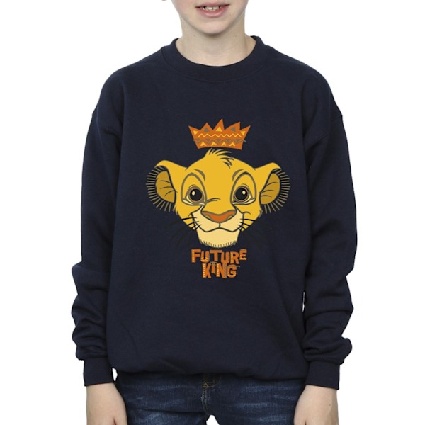 Disney Boys The Lion King Future King Sweatshirt 5-6 år Marinblå Navy Blue 5-6 Years