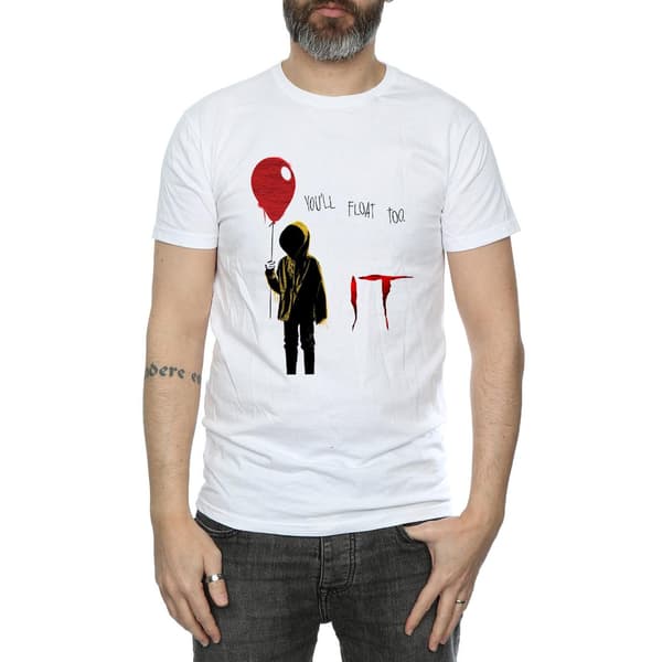 It Herr Georgie Float T-Shirt S Vit White S