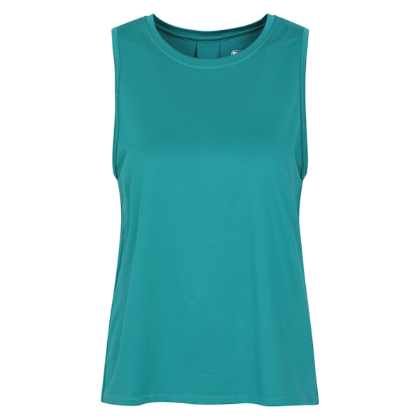 Mountain Warehouse Dam/Kvinnor Återvunnen Träningstopp 10 UK Teal Teal 10 UK