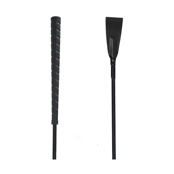 HySCHOOL Ridpiska med gummihandtag 65 cm svart Black 65cm