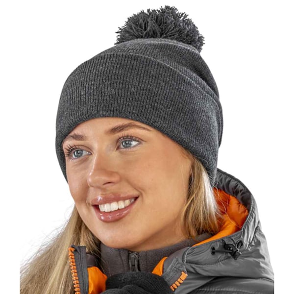 Result Core Pom Pom Beanie One Size Grå Grey One Size
