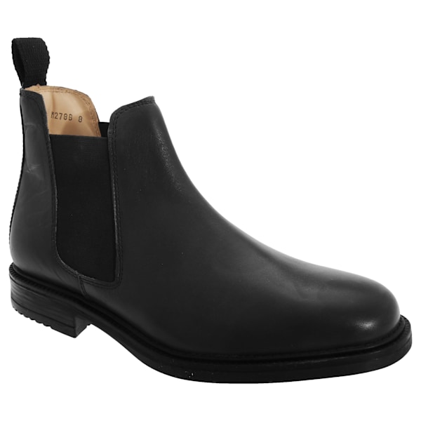 Roamers Herr Läder Kvartersfoder Gusset Dealer Boots 10 UK B Black 10 UK