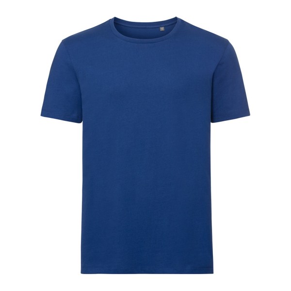 Russell Mens Authentic Pure Organic T-Shirt S Bright Royal Bright Royal S
