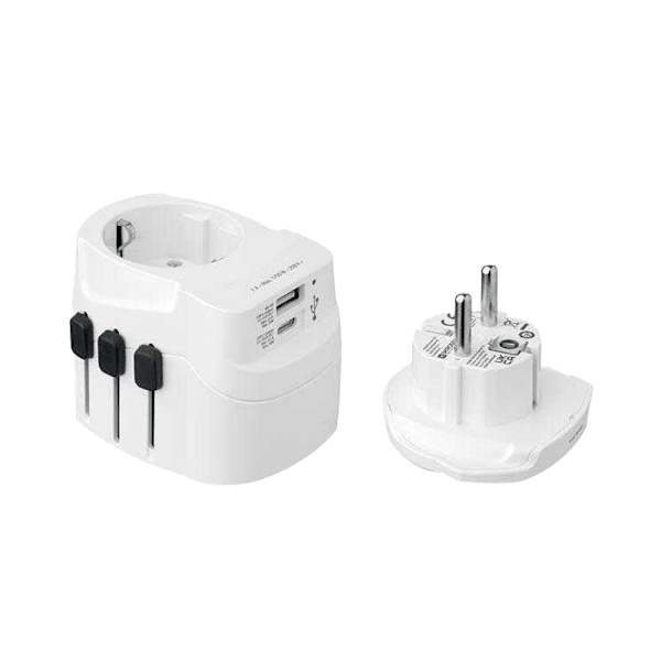 MidOcean Reseadapter En Storlek Vit White One Size