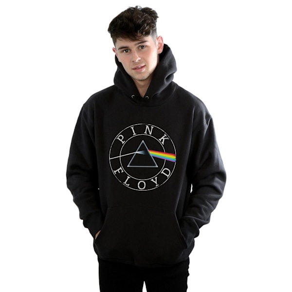 Pink Floyd Herr Prism Circle Logo Hoodie S Svart Black S