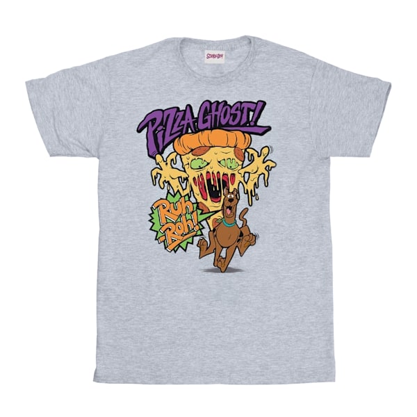 Scooby Doo Pojkar Pizza Ghost T-Shirt 5-6 År Sports Grey Sports Grey 5-6 Years