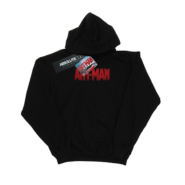 Marvel Dam/Kvinnor Ant-Man Filmlogotyp Hoodie L Svart Black L