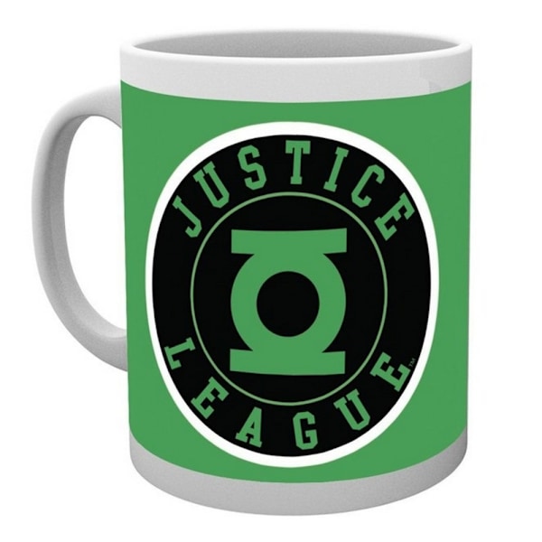 Justice League Green Lantern Mugg En Storlek Vit/Grön/Svart White/Green/Black One Size