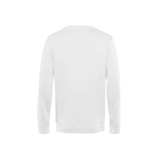 B&C Herr Organic Crew Neck Sweat 3XL Vit White 3XL