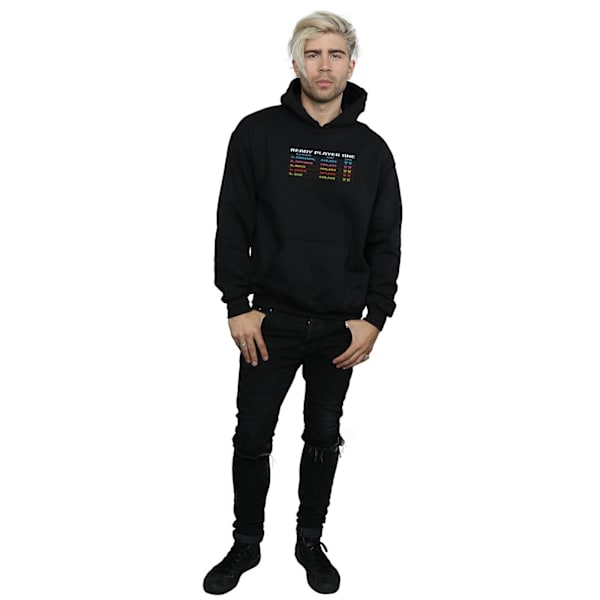 Ready Player One Herr 8-Bit Scoreboard Hoodie M Svart Black M