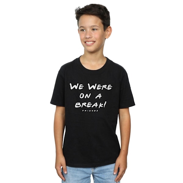 Friends Boys We Were On A Break Text T-Shirt 12-13 År Svart Black 12-13 Years