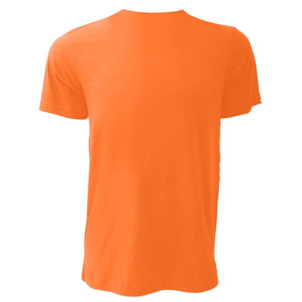 Canvas unisex jersey T-shirt med rund hals / kortärmad herr T-Sh Orange XS
