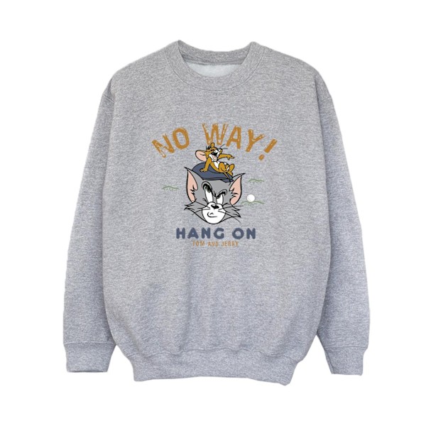 Tom And Jerry Boys Hang On Golf Sweatshirt 3-4 År Sport Grå Sports Grey 3-4 Years