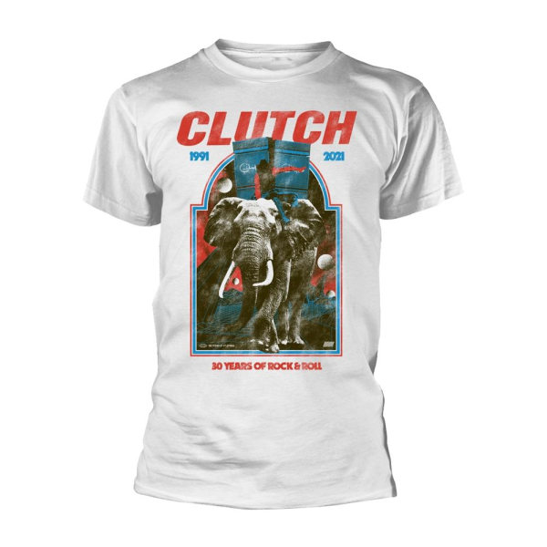 Clutch Unisex Vuxen Elefant T-Shirt S Vit White S