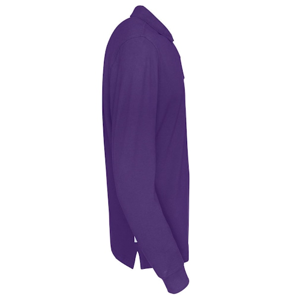 Cottover Herr Pique Långärmad T-shirt XL Lila Purple XL