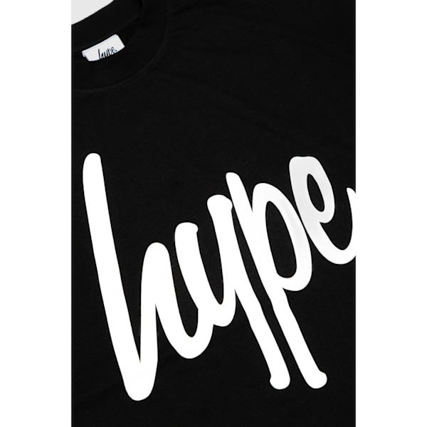 Hype Script T-shirt för män M Svart Black M