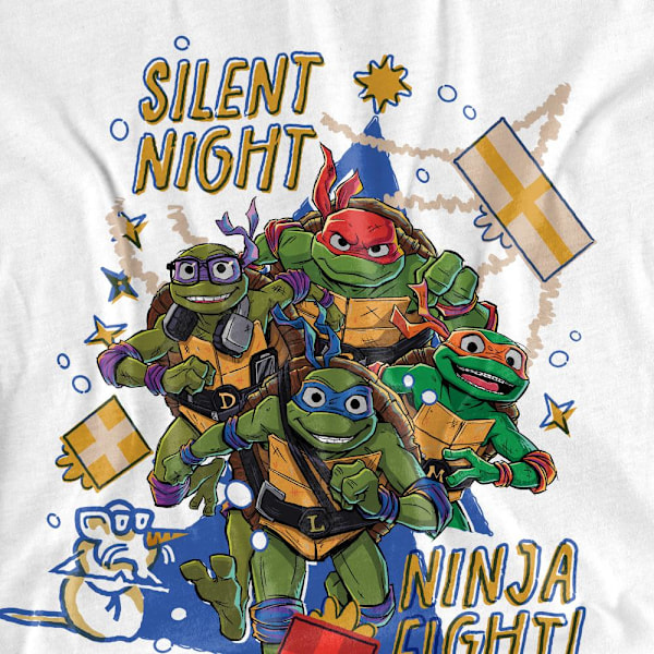 Teenage Mutant Ninja Turtles: Mutant Mayhem Herr Silent Night N White 4XL