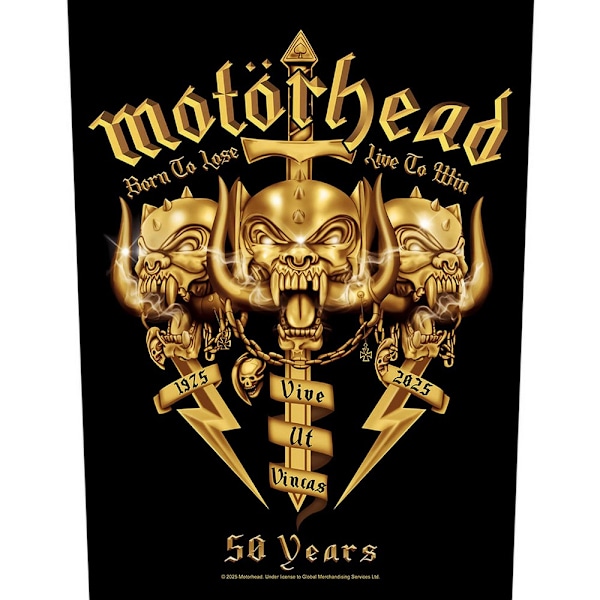 Motorhead Core 50th Patch One Size Svart Black One Size