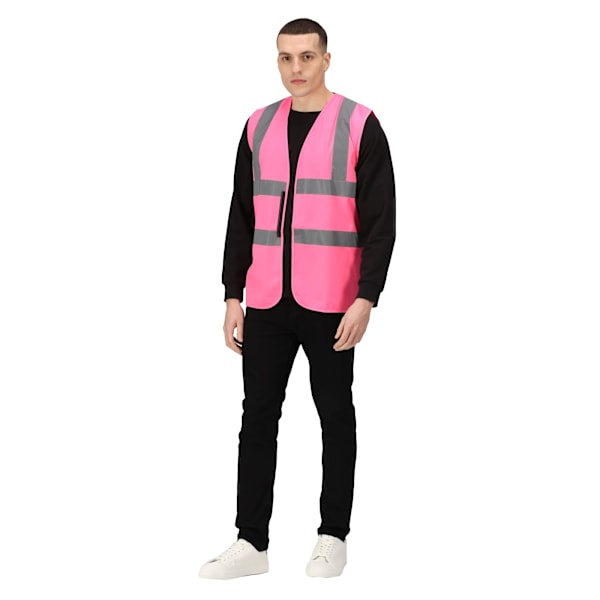 Regatta Unisex Adult Pro Identity Hi-Vis Vest 3XL Rosa Pink 3XL