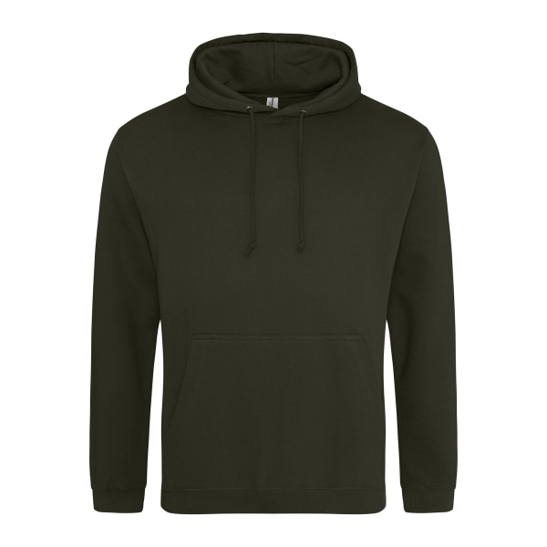 Awdis Unisex College Hooded Sweatshirt / Hoodie L Combat Green Combat Green L