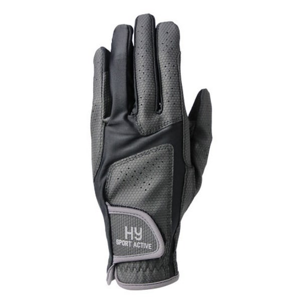 Hy Sport Active Barn/Barn Ridhandskar S Svart/Pencil Poi Black/Pencil Point Grey S