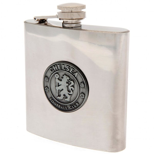 Chelsea FC Hip Flask One Size Silver Silver One Size