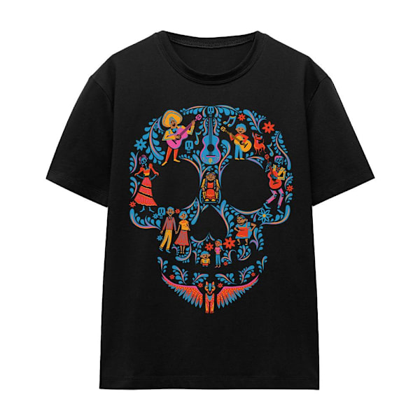 Coco Unisex Vuxen Day Of The Dead Rivera Familj Skalle T-Shirt X Black XXL