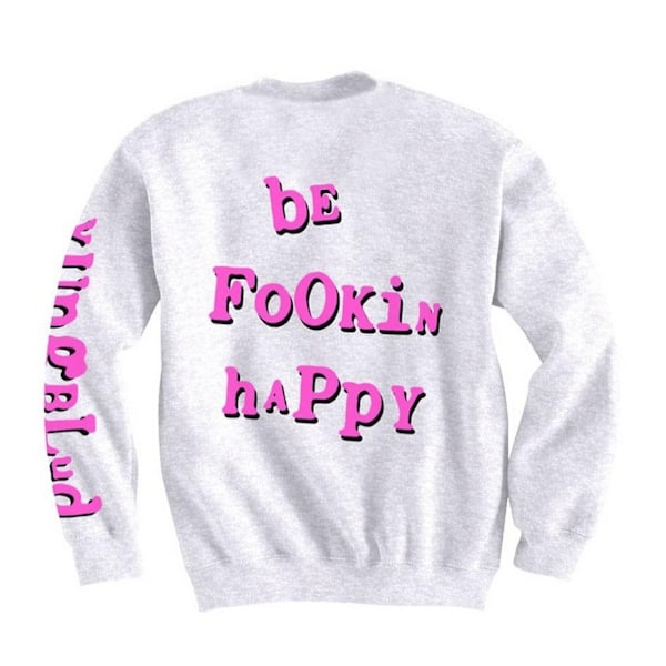 Yungblud Unisex Vuxen Raver Smile Sweatshirt M Vit White M