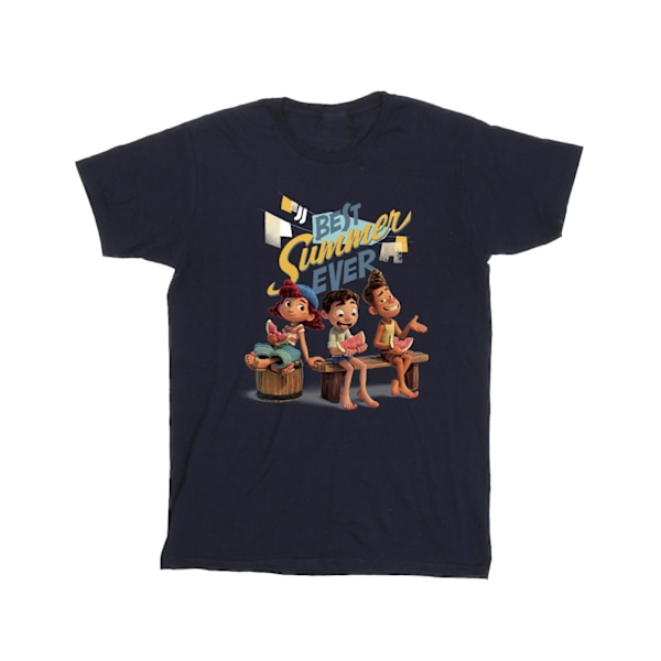 Disney Boys Luca Best Summer Ever T-Shirt 3-4 år Marinblå Navy Blue 3-4 Years