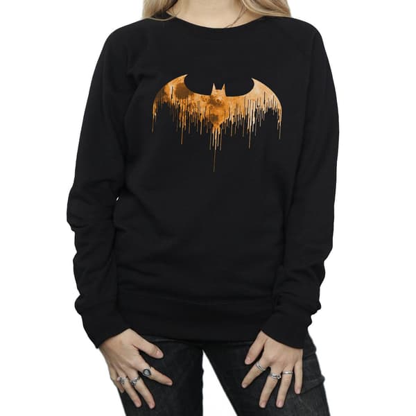 DC Comics Dam/Kvinnor Batman Arkham Knight Halloween Måne Logotyp Black XL