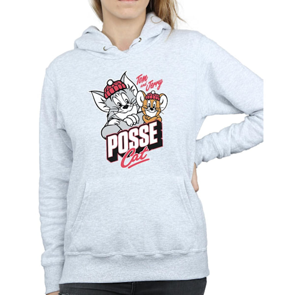 Tom And Jerry Dam/Damer Posse Cat Hoodie XL Heather Grey Heather Grey XL