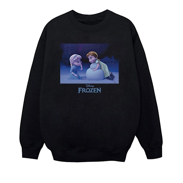Disney Pojkar Frost Bygg En Snögubbe Tröja 7-8 År Svart Black 7-8 Years