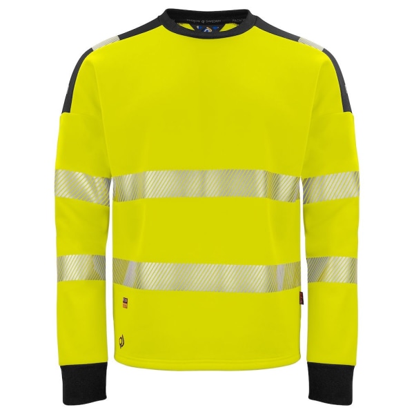 Projob Herr Hi-Vis Sweatshirt L Gul/Svart Yellow/Black L